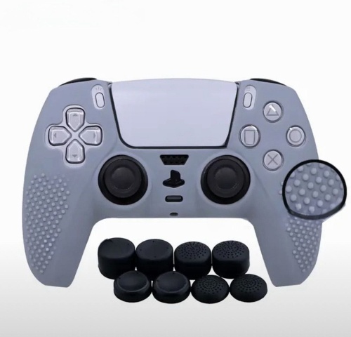 Чехол защитный PS-5 Silicon Case for Controller gray