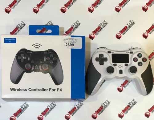 Геймпад беспроводной "Wiriless Controller" Для PS4 (Белый)[АКСЕССУАРЫ]
