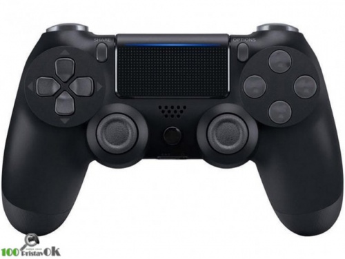 Геймпад беспроводной совместимый с PlayStation 4 (Чёрный) Дубликат[Б.У АКСЕССУАРЫ]